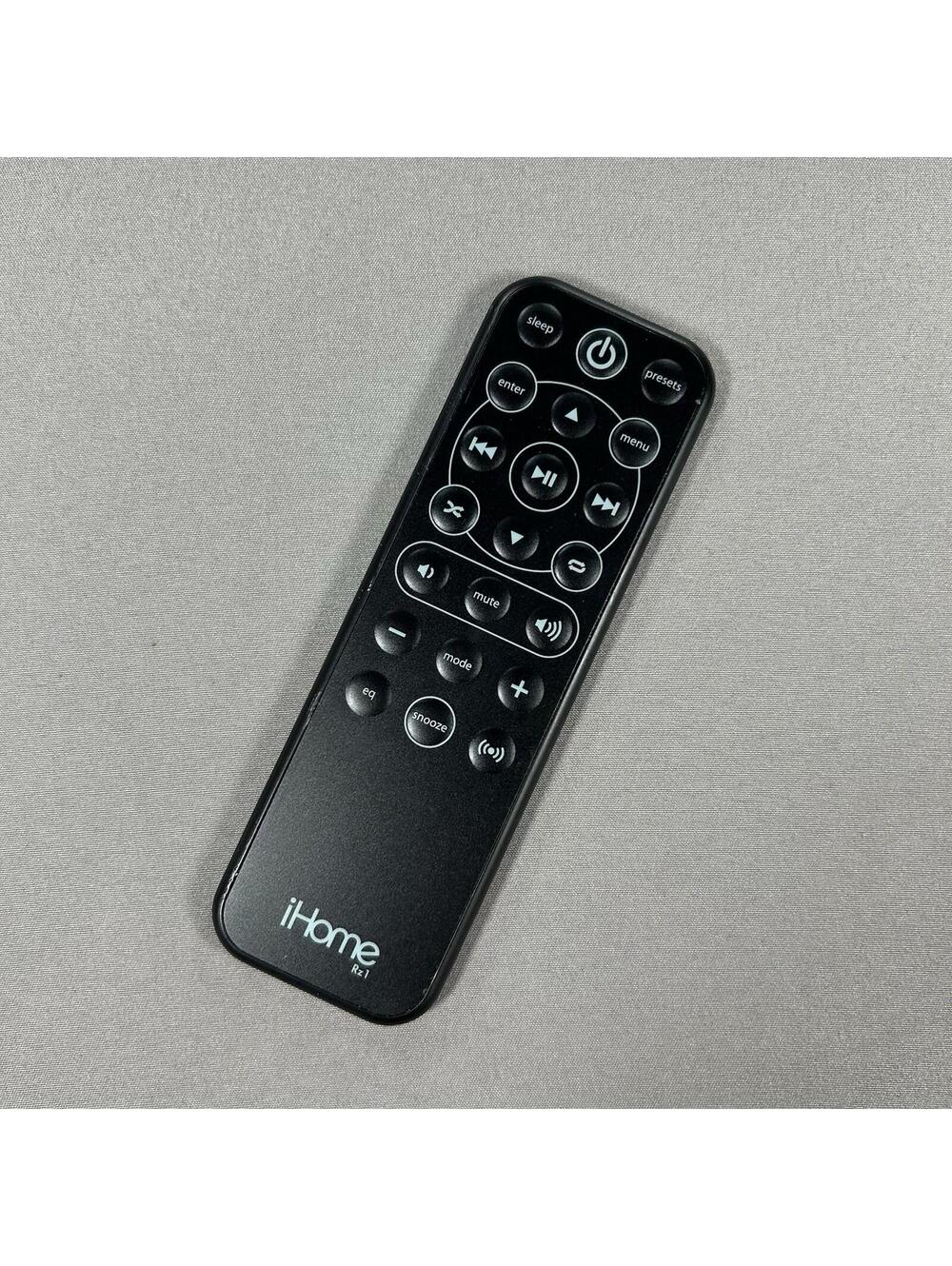 iHome Remote Control For iW1 IP1 iW2 IR70 IH64 IH69 RZ2 Speaker Systems OEM